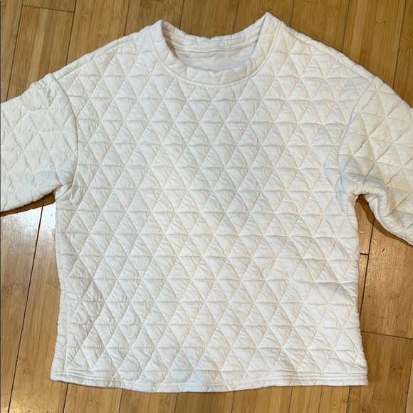 Cozy Cream Quilted Lounge Set - Picture 5 of 12